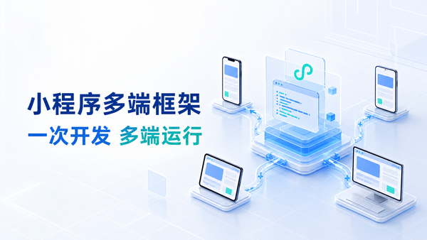 如何通过小程序多端框架，让一个小程序同时运行在iOS、安卓、鸿蒙以及PC客户端，实现一次开发多端运行的效果