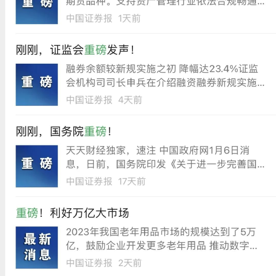 天天“重磅” 股民要被砸死了！